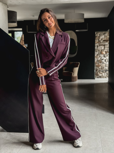 Blazer court Soleya - Bordeaux