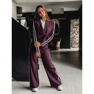 Blazer court Soleya - Bordeaux