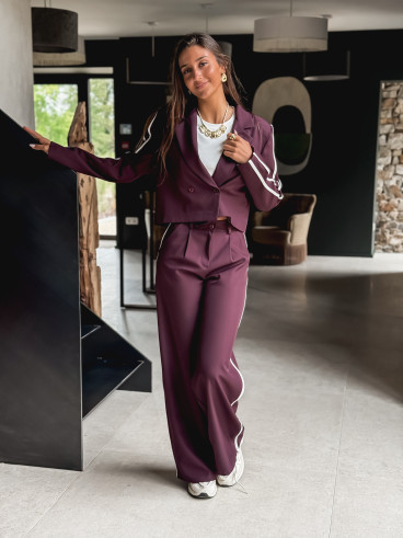 Blazer court Soleya - Bordeaux