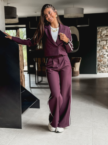 Blazer court Soleya - Bordeaux