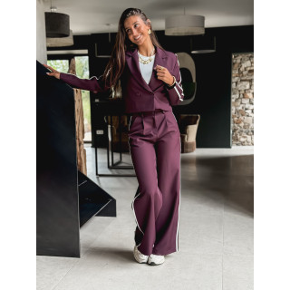Blazer court Soleya - Bordeaux