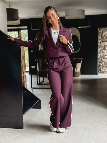 Blazer court Soleya - Bordeaux