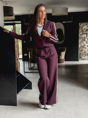 Blazer court Soleya - Bordeaux