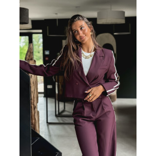 Blazer court Soleya - Bordeaux