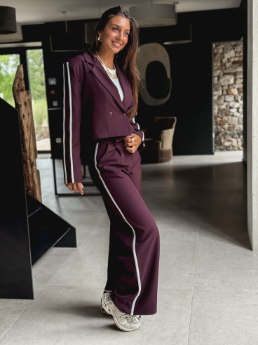 Blazer court Soleya - Bordeaux