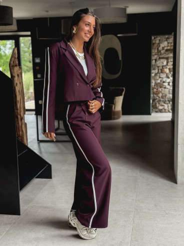 Blazer court Soleya - Bordeaux