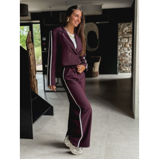 Blazer court Soleya - Bordeaux