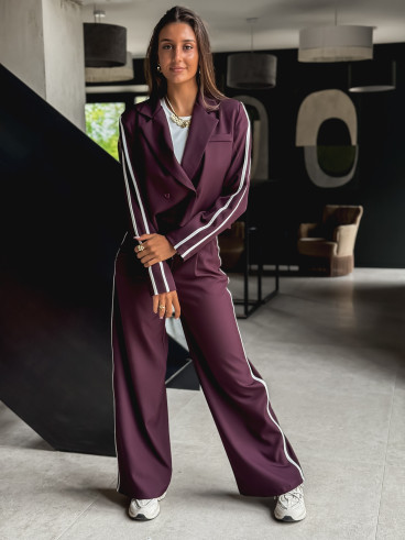 Blazer court Soleya - Bordeaux