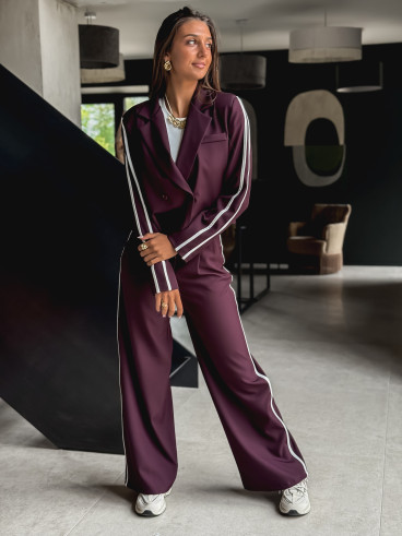 Blazer court Soleya - Bordeaux