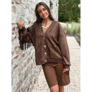 Gilet Eliora - Chocolat