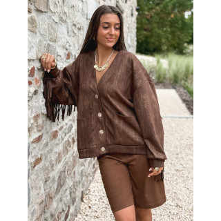 Gilet Eliora - Chocolat
