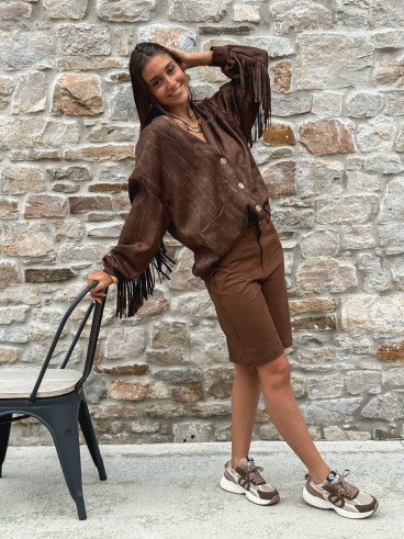 Gilet Eliora - Chocolat