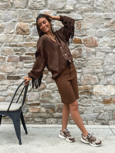 Gilet Eliora - Chocolat