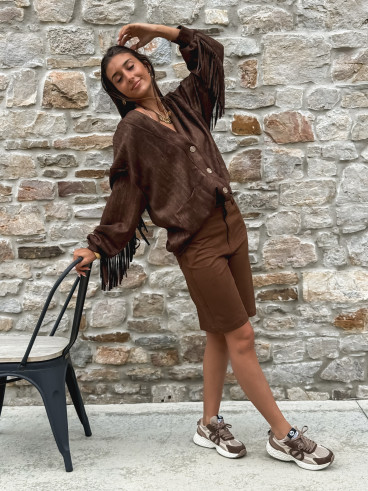 Gilet Eliora - Chocolat