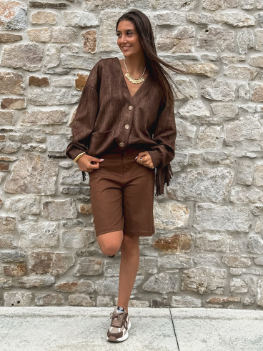 Gilet Eliora - Chocolat