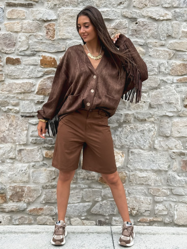 Gilet Eliora - Chocolat