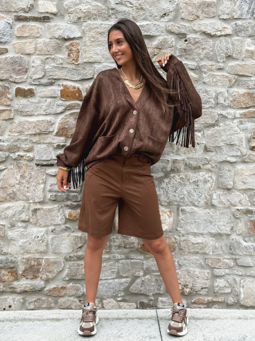 Gilet Eliora - Chocolat
