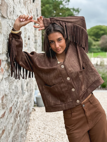 Gilet Eliora - Chocolat