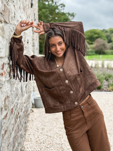 Gilet Eliora - Chocolat