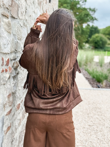 Gilet Eliora - Chocolat
