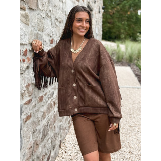 Gilet Eliora - Chocolat