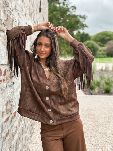 Gilet Eliora - Chocolat