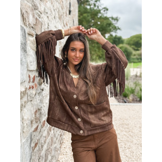 Gilet Eliora - Chocolat