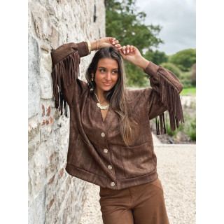 Gilet Eliora - Chocolat