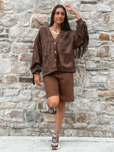 Gilet Eliora - Chocolat