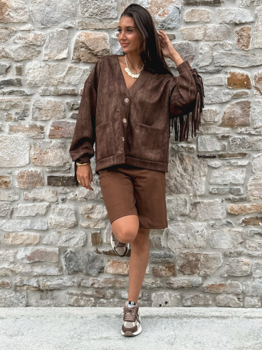 Gilet Eliora - Chocolat