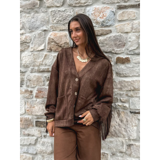 Gilet Eliora - Chocolat