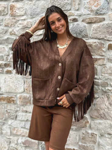 Gilet Eliora - Chocolat