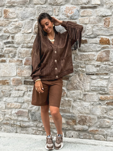 Gilet Eliora - Chocolat