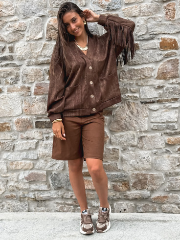 Gilet Eliora - Chocolat