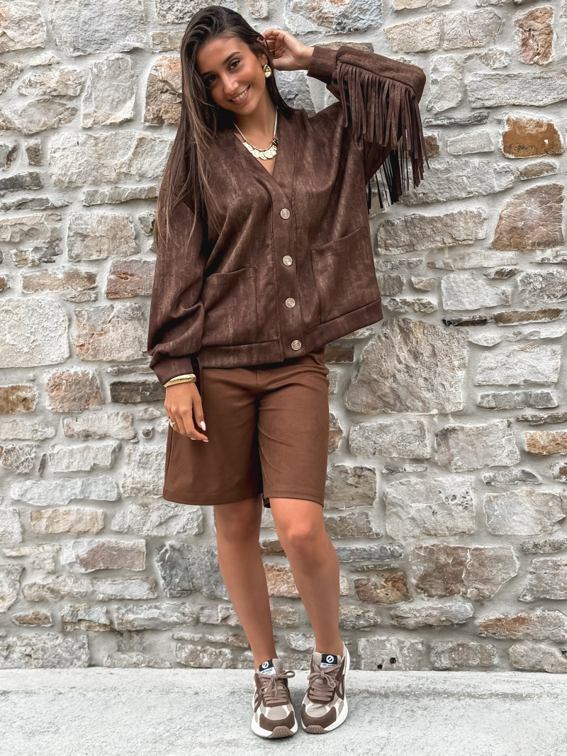 Gilet Eliora - Chocolat