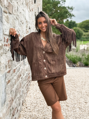 Gilet Eliora - Chocolat