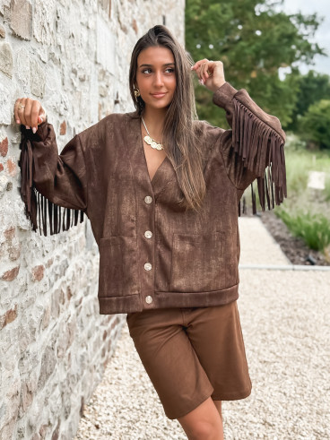 Gilet Eliora - Chocolat
