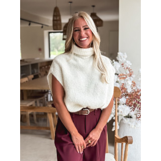 Pull sans manches Florianne - Beige