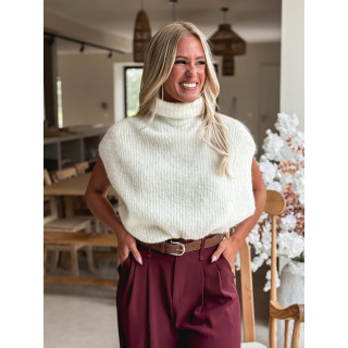 Pull sans manches Florianne - Beige
