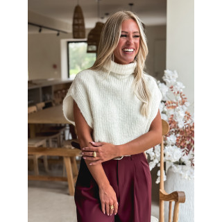 Pull sans manches Florianne - Beige