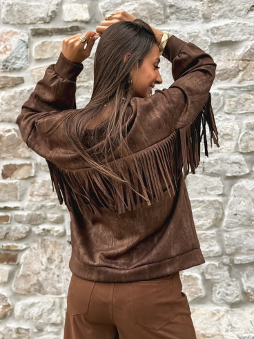 Gilet Eliora - Chocolat