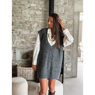 Robe pull Giuliana - Gris foncé