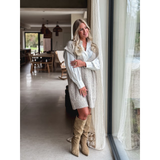 Robe pull Giuliana - Taupe