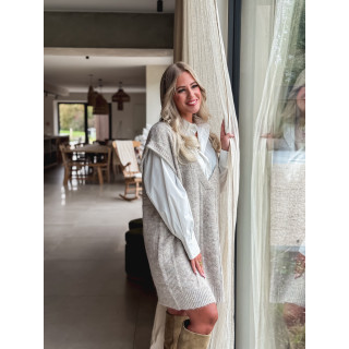 Robe pull Giuliana - Taupe
