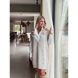 Robe pull Giuliana - Taupe