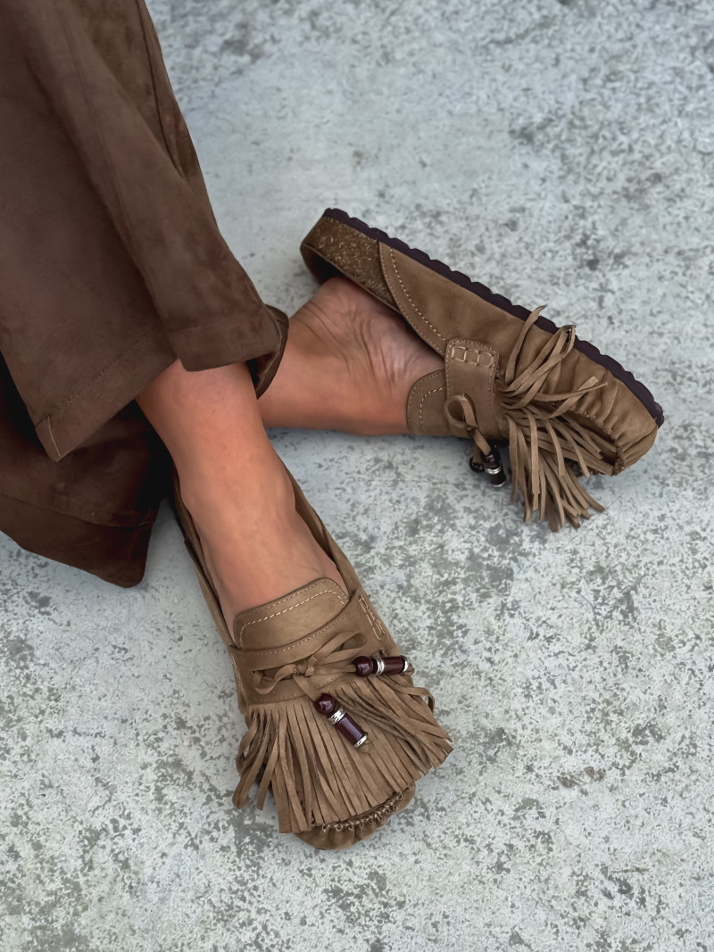 Mules Bellina - Beige foncé