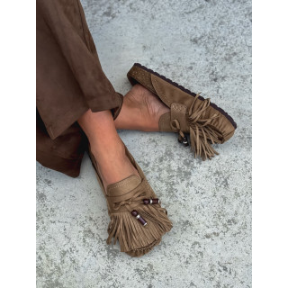 Mules Bellina - Beige foncé