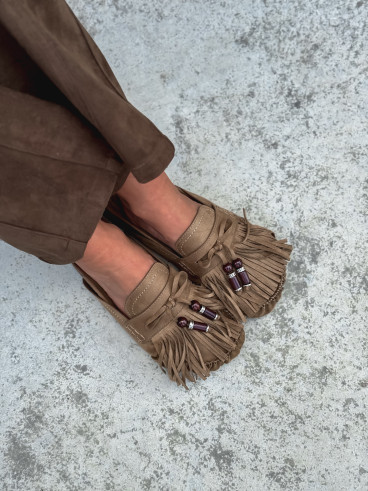 Mules Bellina - Beige foncé