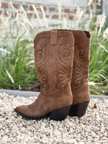 Santiags Serafina - Camel