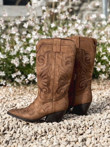 Santiags Serafina - Camel